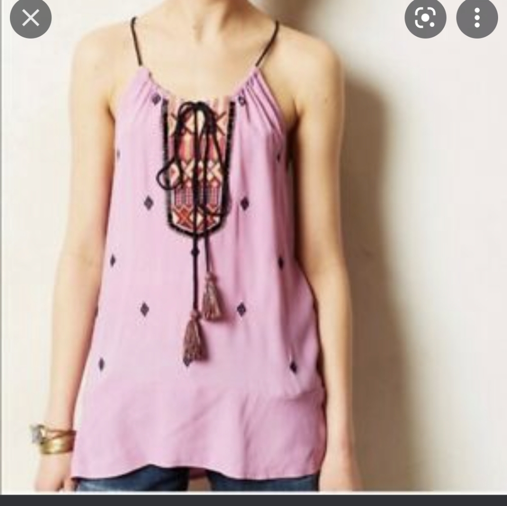 Anthropologie Vanessa Virginia Anayet Tank